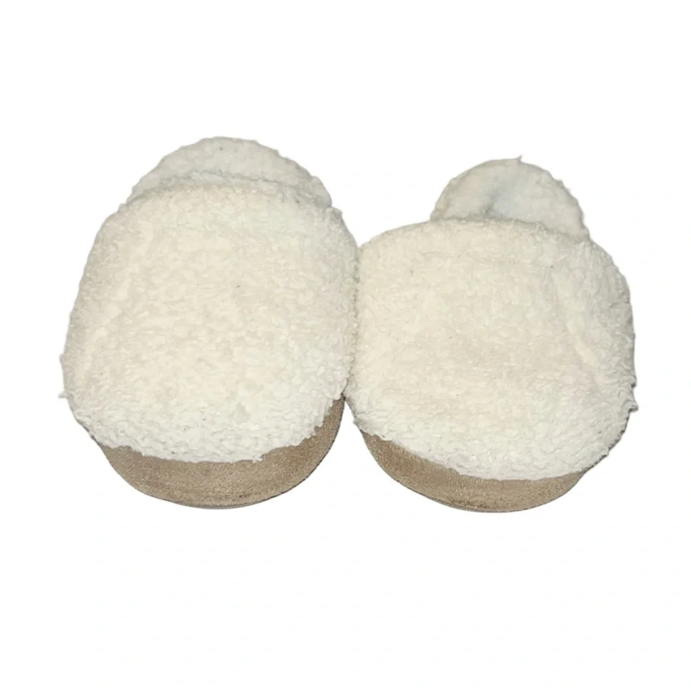 LUCKY BRAND Baby Sherpa Slippers Size 5-6